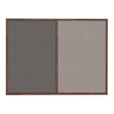United Visual Products Slim Style Indoor Enclosed Radius Corkbo UVRDS48SB-BRONZE-BLSPRU